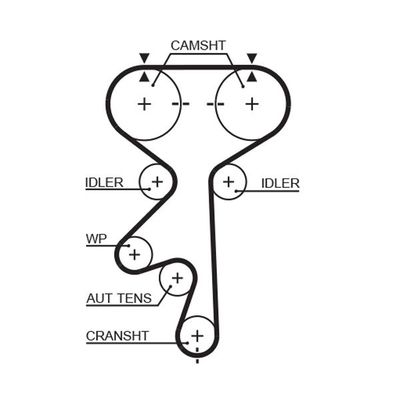 Triger Kayışı  Daewoo Evanda (2003->)  GATES 1408RM