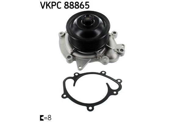 Devirdaim Su Pompası  Mercedes G -Serisi (BM 460 / 461)(01.1979->)  SKF VKPC 88865