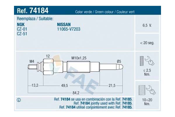 Isıtma Bujisi  ET1 ET085051
