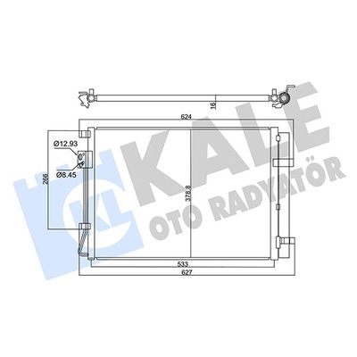 Klima Radyatörü  Kia Rio (YB)(2016->)  KALE 358030