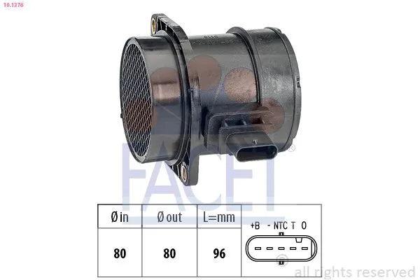 Hava Debimetresi  Hyundai Santa Fe (CM)(2006->)  NGK 97685