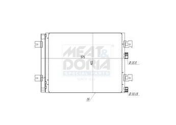 Klima Radyatörü  BSG 75-525-009  8200741257 921007794R