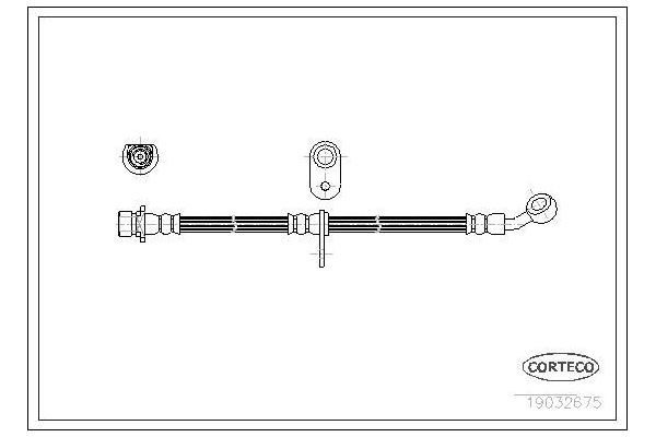 Fren Hortumu Arka Sağ veya Sol OSSCA 01566