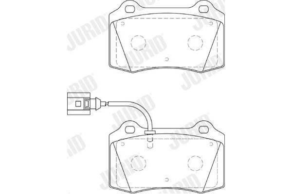Fren Disk Balata Ön JURID 573641J