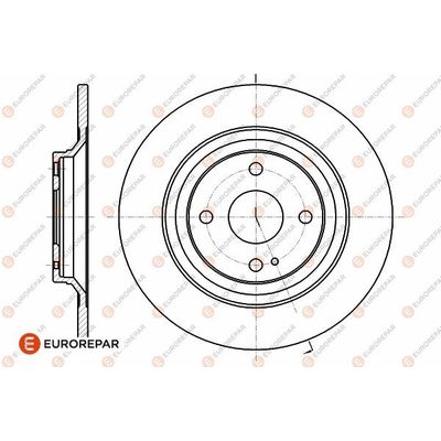 Fren Disk Ayna Arka Sağ ve Sol Mazda MX-5 (NB)(01.1998->)  EUROREPAR 1642774680