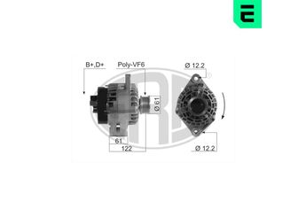 Alternatör  ERA 210664A  71773263 73503235