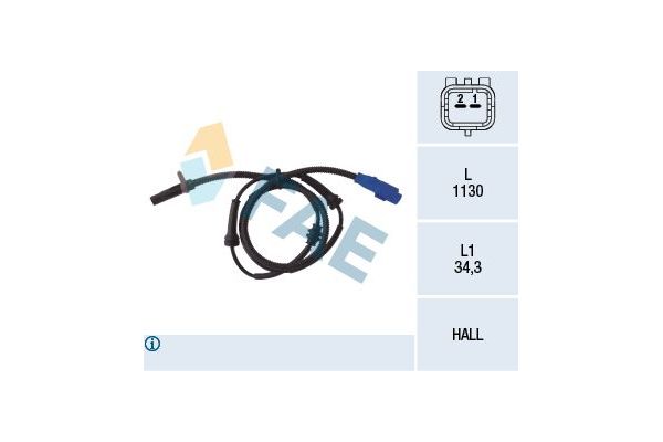 Abs Sensörü Ön Sağ veya Sol FAE 78034