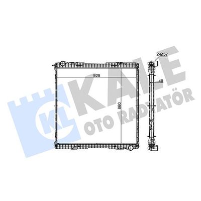 Su Radyatörü  KALE 352830