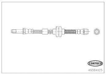 Fren Hortumu Ön Sağ veya Sol OSSCA 01267  2H0611701 2H0611701B
