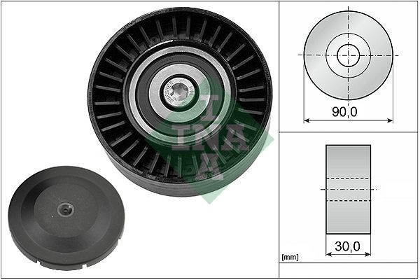 Vantilatör Kayış Gergi Rulmanı  BMW 3 Serisi Coupe (E92)(2006->)  INA 532 0514 10