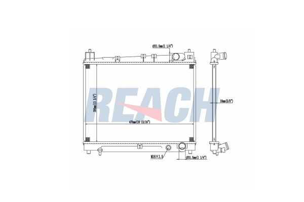 Su Radyatörü  RADISEN RR 64798