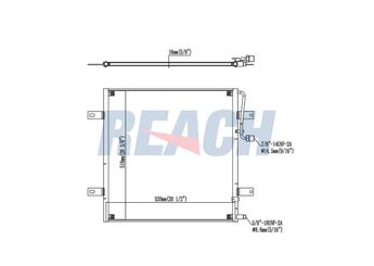 Klima Radyatörü  NRF 350084  6685000254 A6685000254 668 500 02 54