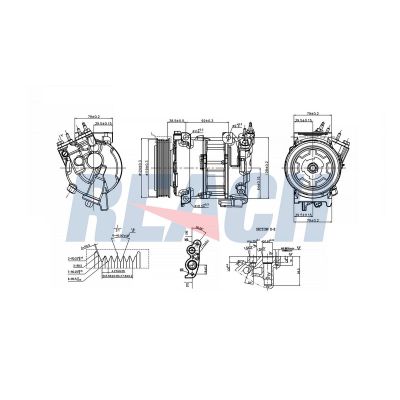 Klima Kompresörü  Peugeot 308 SW (05.2008->)  DENSO DCP21014
