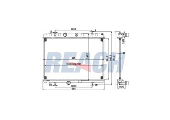 Su Radyatörü  BEHR CR 5 000S  1330P8 1330P9 133389 1333A1 3637005 96455874 9650903880
