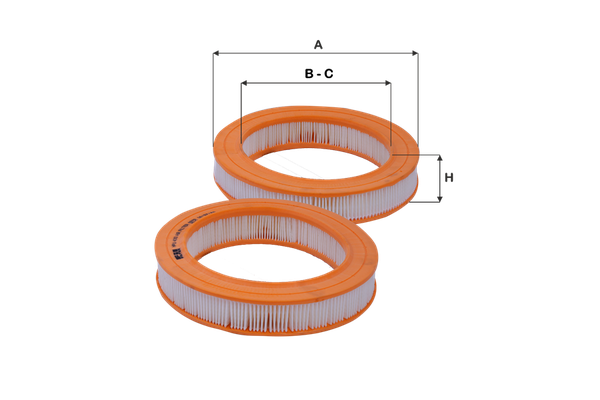 Hava Filtresi  Seat Ibiza (03.1985->)  FIL FILTRE HPU 4313