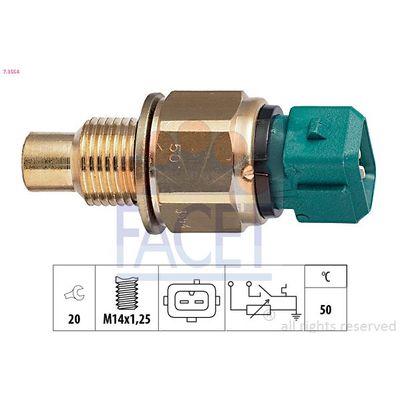 Hararet Müşürü  Citroen Jumpy (10.1995->)  FACET 7.3554