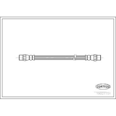 Fren Hortumu Arka Sağ veya Sol Volvo V70 S.Wagon [Combi] (12.1996->)  CAVO C901 060A