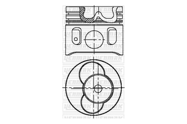 Piston (81.01MM-STD)   KING PISTON 17-7050850
