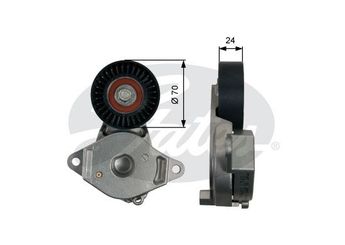 Vantilatör Kayış Gergi Rulmanı  GATES T39246  1662047010