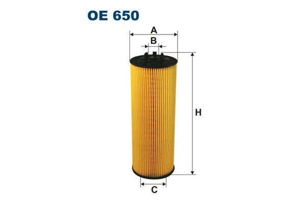 Yağ Filtresi  Audi A8 Sedan (D2)(06.1994->)  FILTRON OE 650