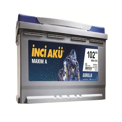 Akü (12V - 102 AH) Maxıma 900 En Gorılla L5  İNCİ 1010159 3681