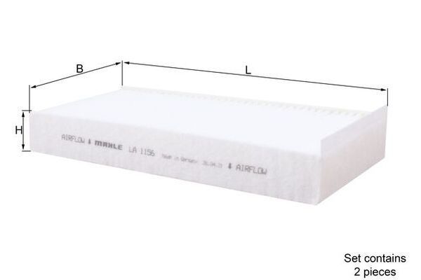 Polen Filtresi  BMW X2 Serisi (F39)(11.2017->)  MAHLE LA 1156/S