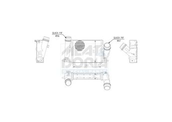 Turbo Radyatörü  ORİS 1466-4835A  144614EB0A 144614EB1A 144614EB1B