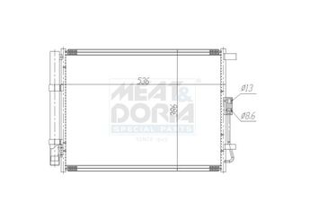 Klima Radyatörü  MGA 82321  97606A5800 97606A5801