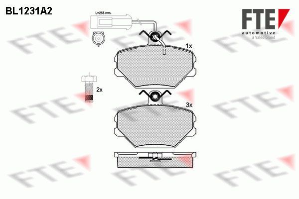Fren Disk Balata Ön Fiat Tempra (159) 4 Kapı (1990->)  FIAT ORJINAL 5892330E