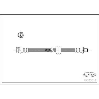 Fren Hortumu Ön Sağ veya Sol Kia Shuma (1997->)  CORTECO 19033013