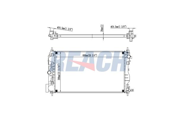 Su Radyatörü  BEHR CR 1238 000S