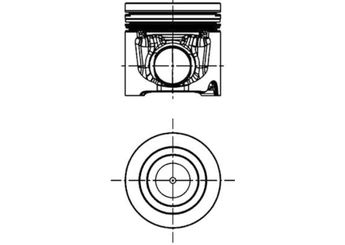 Piston (STD)  NÜRAL 87-72900-STD  MK667225 500055727 8097645 2996894 5801884696