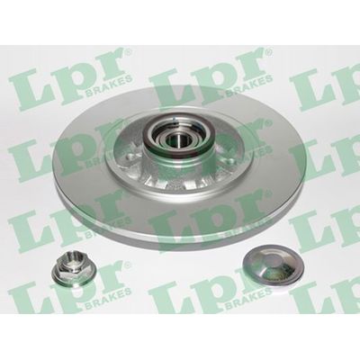 Fren Disk Ayna Arka Sağ ve Sol LPR R1078PRCA