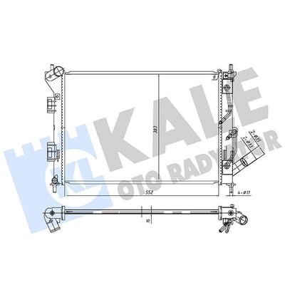 Su Radyatörü  MGA 80764