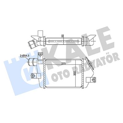 Turbo Radyatörü  Mitsubishi L200 (KA0/KB0)(2006->)  KALE 360680