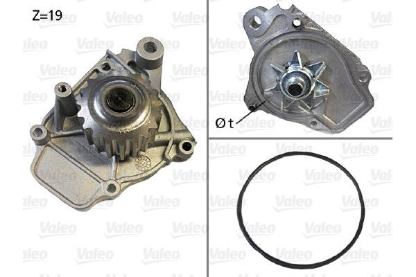 Devirdaim Su Pompası  Honda Civic HB (MA/MB)(01.1995->)  VALEO 506045