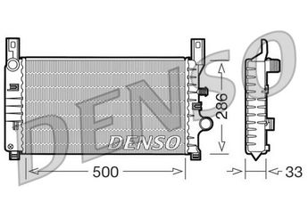Su Radyatörü  DENSO DRM10034  DRM10034 1654324 1661643 6176238 6176984 6479790 6632236 7138824 89FB8005DC 89FB8005FH 89FB8005FJ 92FB8005KA 92FB8005KC