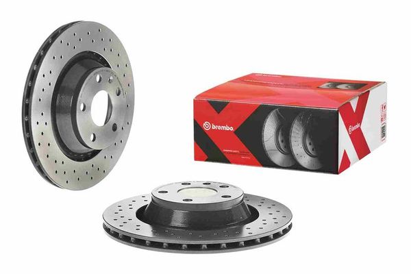 Fren Disk Ayna Arka Sağ ve Sol Audi TT Coupe/Roadster (8J3/8J9)(09.2006->)  BREMBO 09.9768.1X