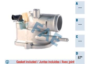 Termostat 87 °C  MGA 85940  6112000715 5080146AA 05080146 AA 5080146AB 05080146 AB 6112000215 611 200 02 15 611 200 07 15 6112030475 611 203 04 75 6112030575 611 203 05 75 6112031575 611 203 15 75 6112031975 611 203 19 75 6462001215 646 200 12 15