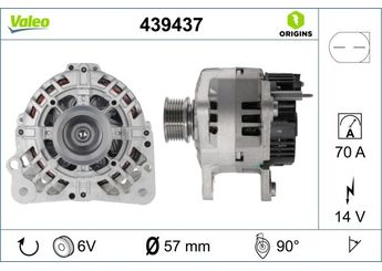 Alternatör  VALEO 439437  30903023L 36903026A 37903025E 030903023L 37903018CX 037903018CX 37903018DX 037903018DX 037903025E 38903018SX 038903018SX 30903023LX 030903023LX 36903026 036903026 036903026A 36903026AX 036903026AX 36903026X 036903026X 37903025EX 037903025EX 38903018S 038903018S