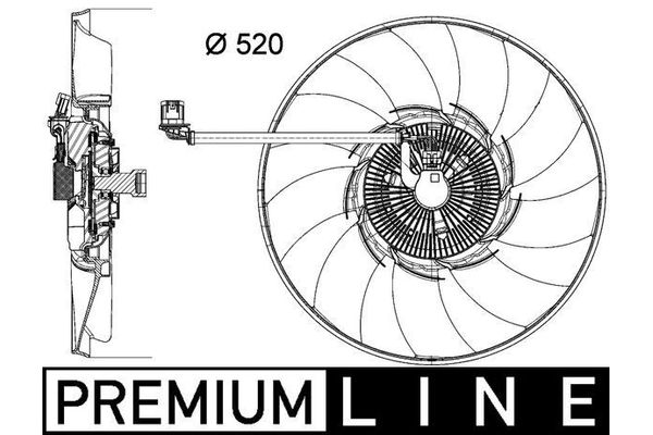 Radyatör Fan ve Motoru  MAHLE CFF 474 000P