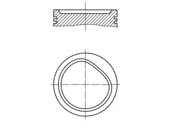 Piston (84.50MM-0.50)  MAHLE 082 72 02  11251739304 1739304 11251727704 11 25 1 727 704 11 25 1 739 304 1727704