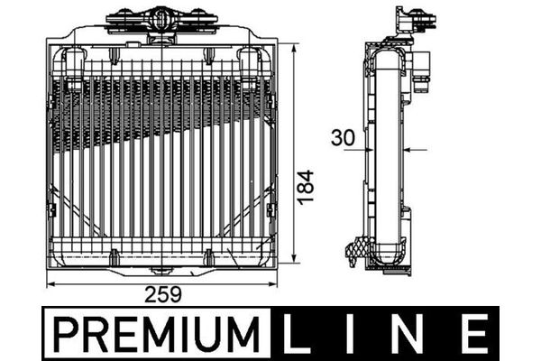 Motor Yağ Soğutucu  BMW 5 Serisi Gran Turismo (F07)(11.2009->)  MAHLE CLC 102 000P