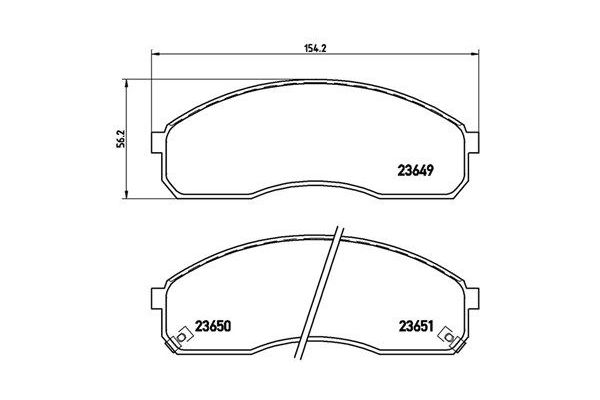 Fren Disk Balata Ön Kia Carnival II (FL)(2001->2006)  MAGNETI MARELLI 363700430012