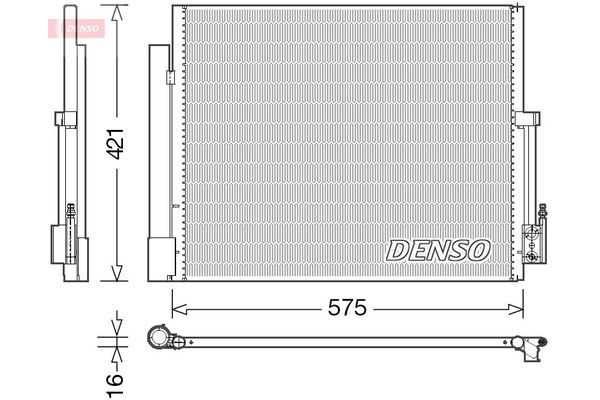 Klima Radyatörü  DENSO DCN20036
