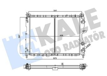 Su Radyatörü  KALE 101700  7H0121407C 7H0121407B 76417790