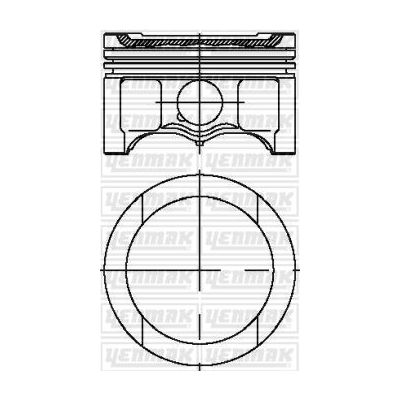 Piston (81.51MM-0.50)  Volkswagen Jetta V (1K2)(08.2005->2010)  KONEKS 239432