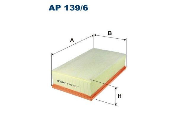 Hava Filtresi  Volkswagen T-Cross (C11)(12.2018->2023)  FILTRON AP 139/6