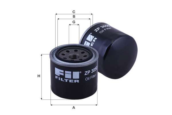 Yağ Filtresi  Nissan Micra (K10)(12.1982->)  FIL FILTRE ZP 3050