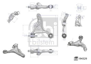 Salıncak Ön Alt Sol FEBI BILSTEIN 194329  30635229 30666419 30714752 31387925